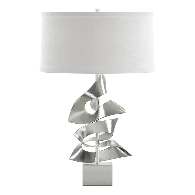 Gallery Twofold 24.7" Table Lamp in Sterling