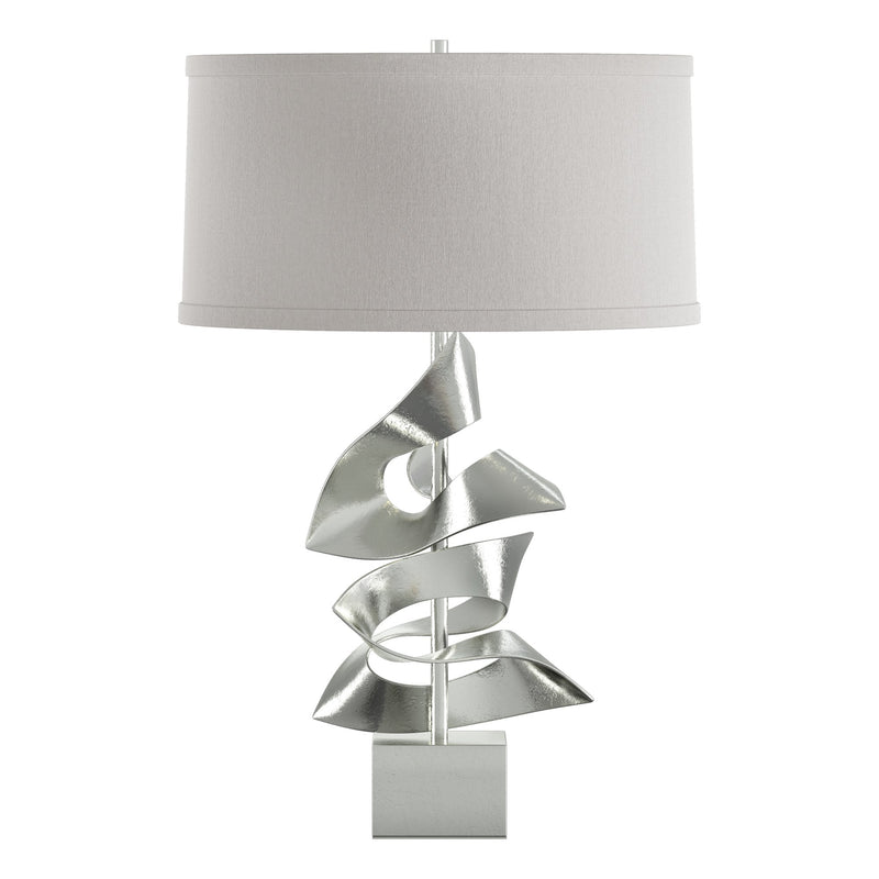Gallery Twofold 24.7" Table Lamp in Sterling