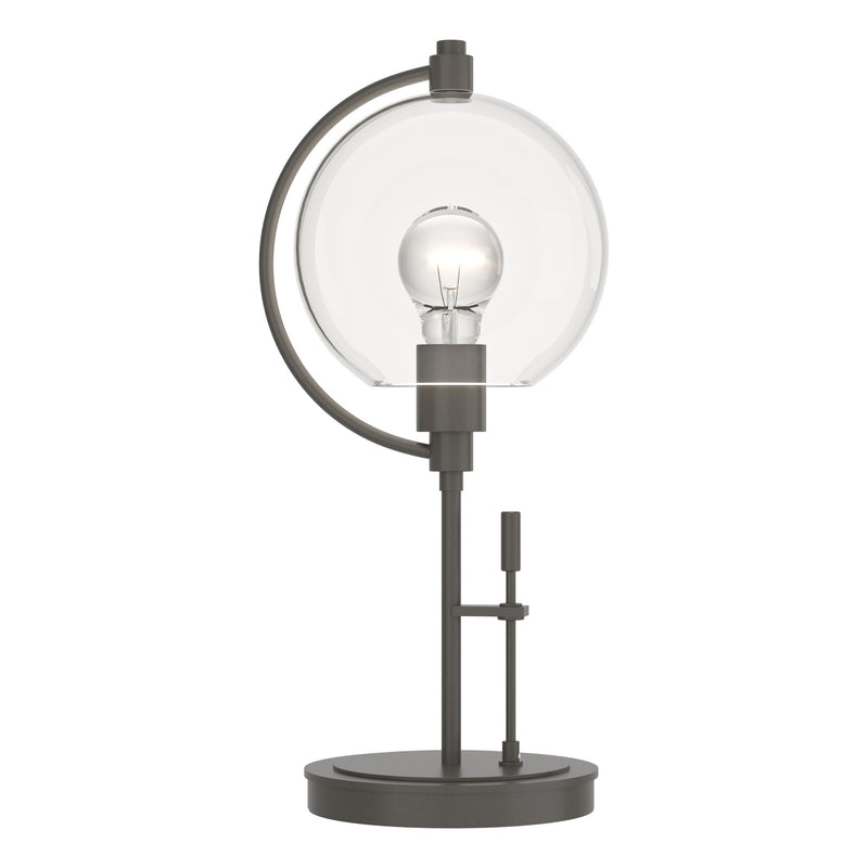Pluto 19" Table Lamp in Dark Smoke