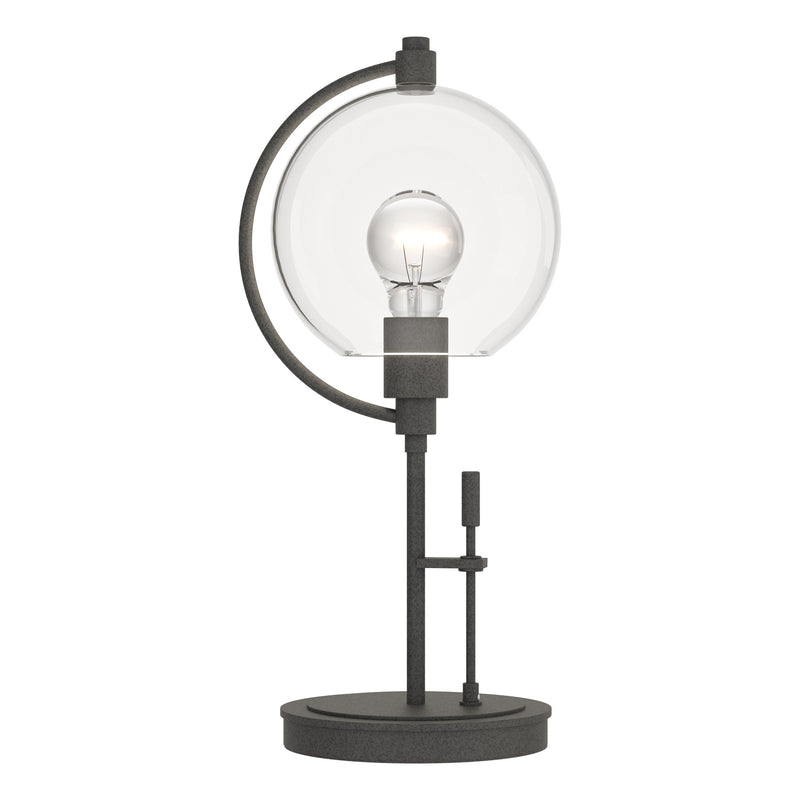 Pluto 19" Table Lamp in Natural Iron