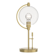 Pluto 19" Table Lamp in Modern Brass