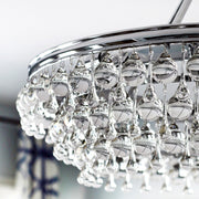 Calypso 6 Light 30" Chandelier in Polished Chrome