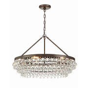 Calypso 6 Light 30" Chandelier in Vibrant Bronze