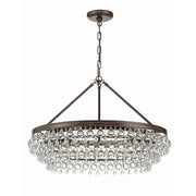 Calypso 6 Light 30" Chandelier in Vibrant Bronze