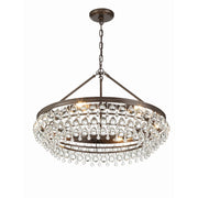 Calypso 6 Light 30" Chandelier in Vibrant Bronze