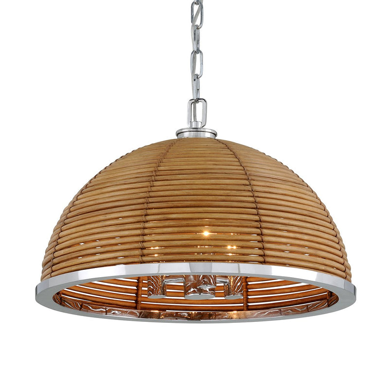 Carayes 3-Light Pendant in Stainless Steel