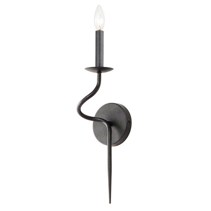 Padrona 1 Light Wall Sconce in Black Oxide