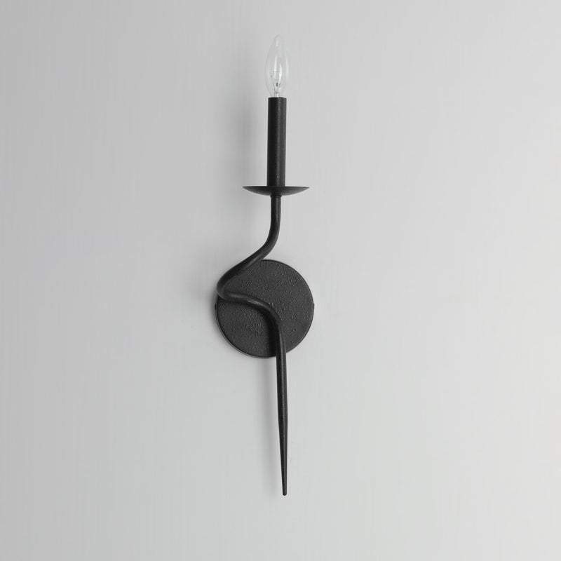 Padrona 1 Light Wall Sconce in Black Oxide