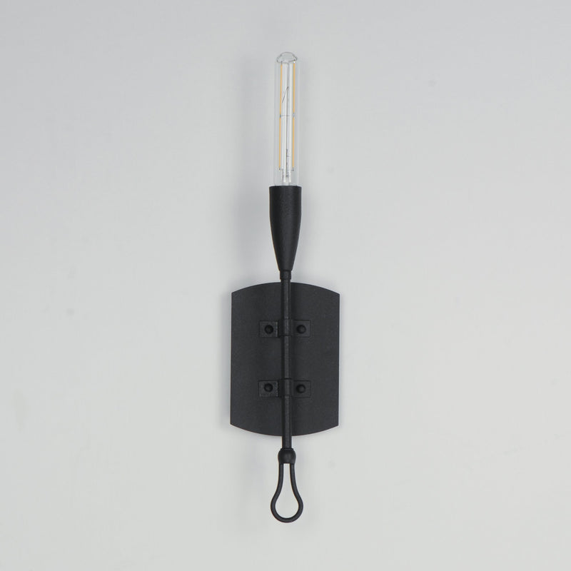 Pioneer 1 Light Wall Sconce in Anthracite