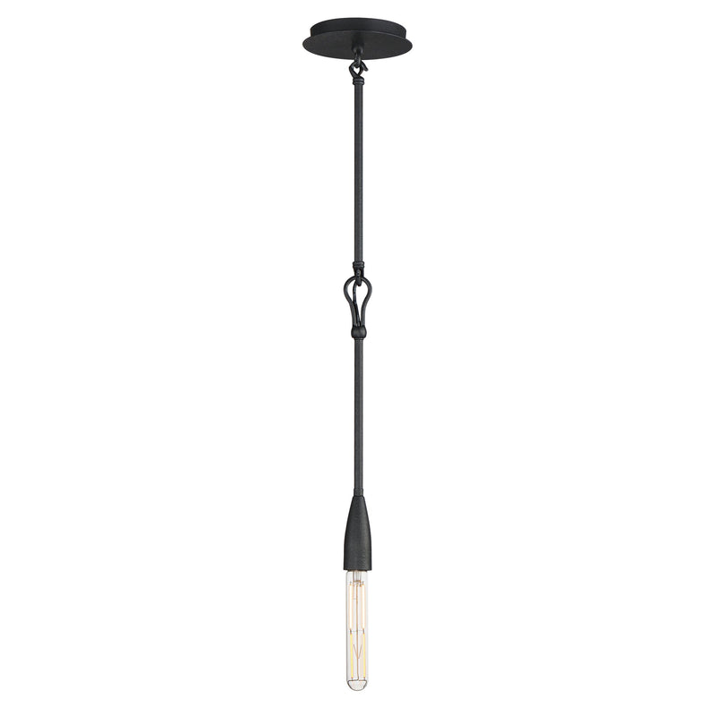 Pioneer 1 Light Pendant in Anthracite