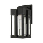 Lexington Small Outdoor Wall Lantern in Black