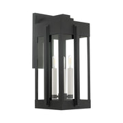 Lexington 3-Light Large Outdoor Wall Lantern in Black