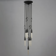 Pioneer 7 Light Pendant in Anthracite