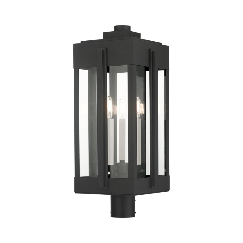 Lexington 3-Light Large Outdoor Post Light in Black