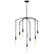 Pioneer 7 Light Chandelier in Anthracite