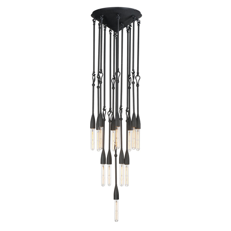Pioneer 13 Light Pendant in Anthracite