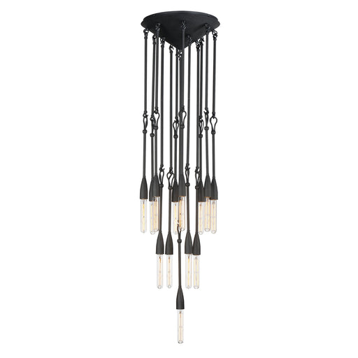 Pioneer 13 Light Pendant in Anthracite