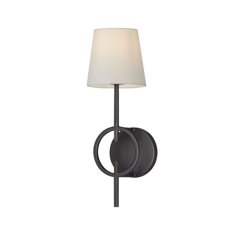 Paoli 1 Light Wall Sconce in Charcoal Bronze