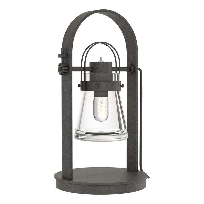 Erlenmeyer 19" Table Lamp in Natural Iron