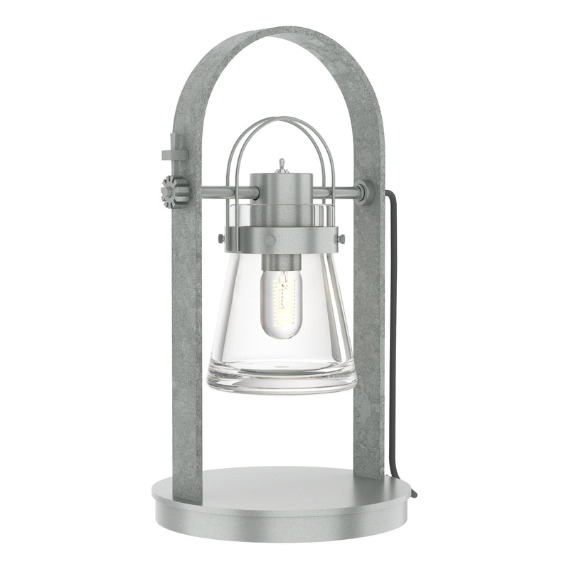 Erlenmeyer 19" Table Lamp in Vintage Platinum