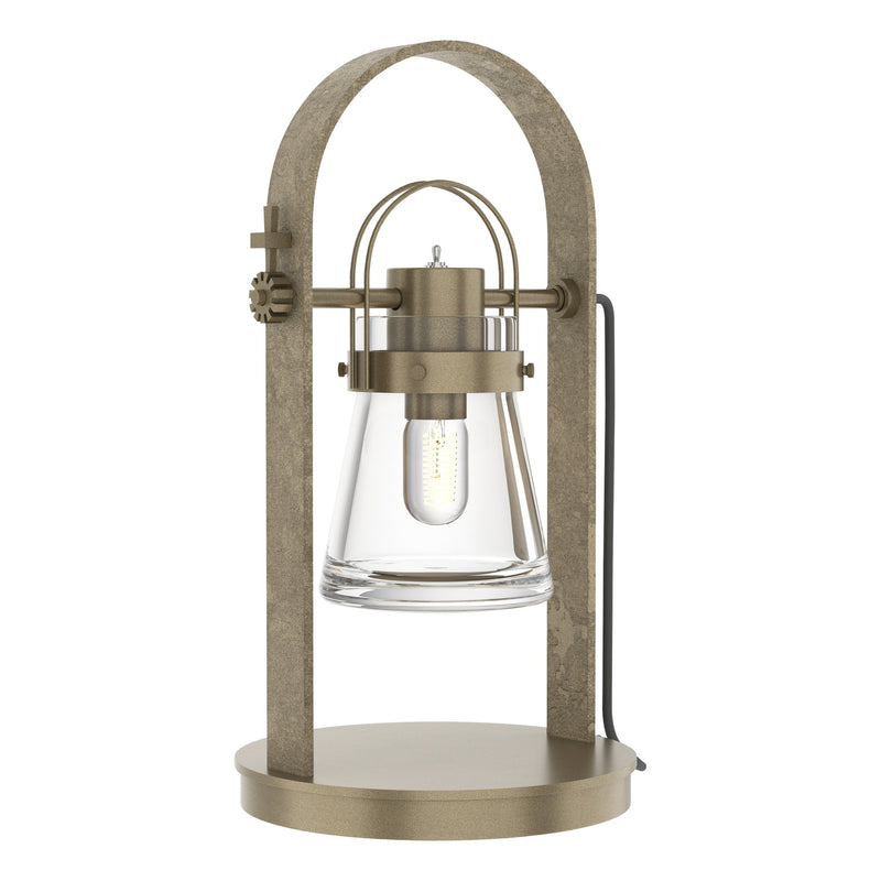 Erlenmeyer 19" Table Lamp in Soft Gold