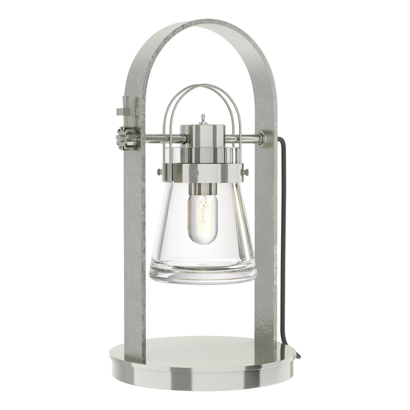 Erlenmeyer 19" Table Lamp in Sterling