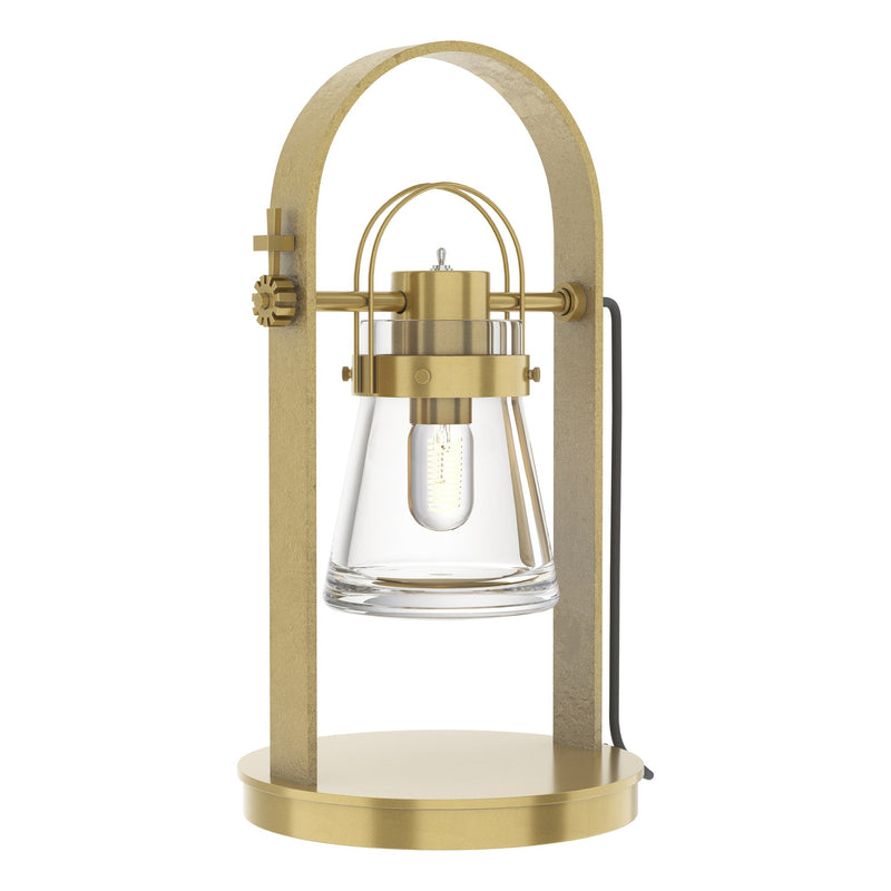 Erlenmeyer 19" Table Lamp in Modern Brass