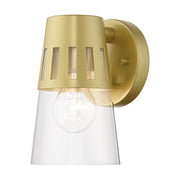 Covington Small Outdoor Wall Lantern in Soft Gold