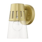 Covington Small Outdoor Wall Lantern in Soft Gold
