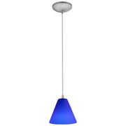 Martini Cable Mini Pendant in Brushed Steel