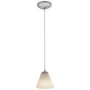 Martini Cable Mini Pendant in Brushed Steel