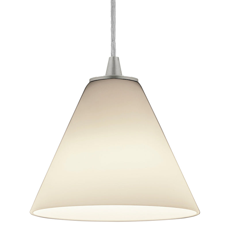 Martini Cable Mini Pendant in Brushed Steel