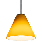 Martini Stem Mini Pendant in Brushed Steel