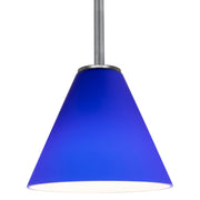 Martini Stem Mini Pendant in Brushed Steel
