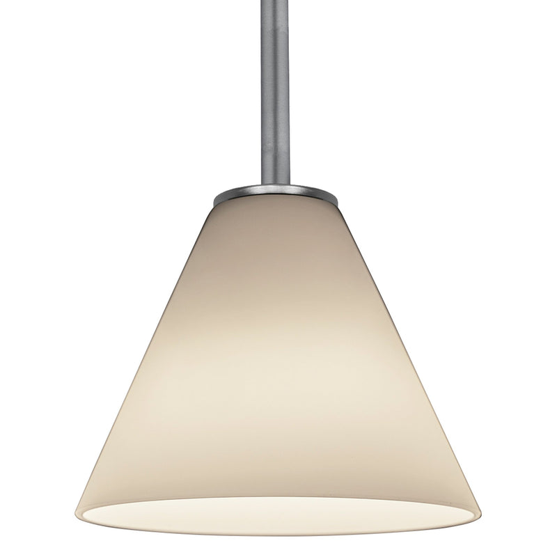 Martini Stem Mini Pendant in Brushed Steel