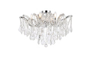 Maria Theresa 6-Light 24" Semi-Flush Mount in Chrome