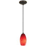 Merlot Cable Mini Pendant in Oil Rubbed Bronze