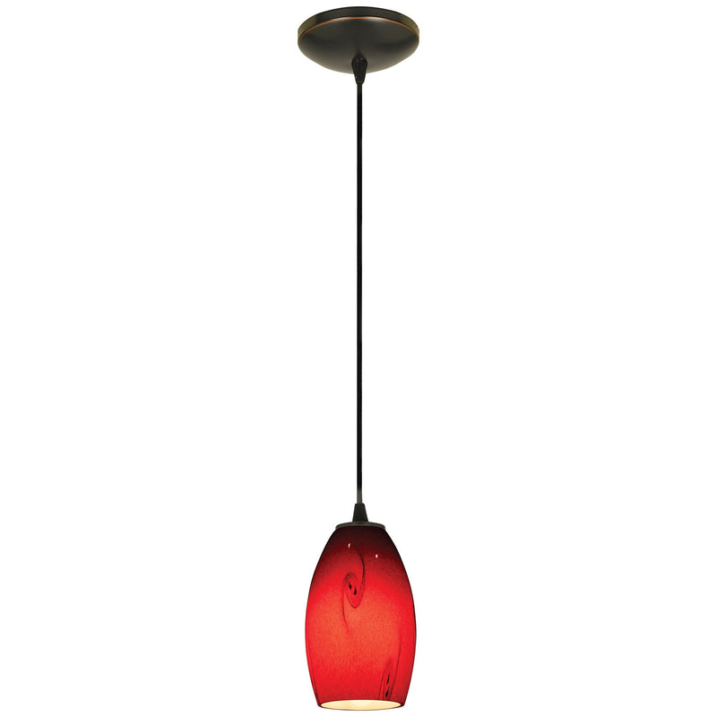 Merlot Cable Mini Pendant in Oil Rubbed Bronze