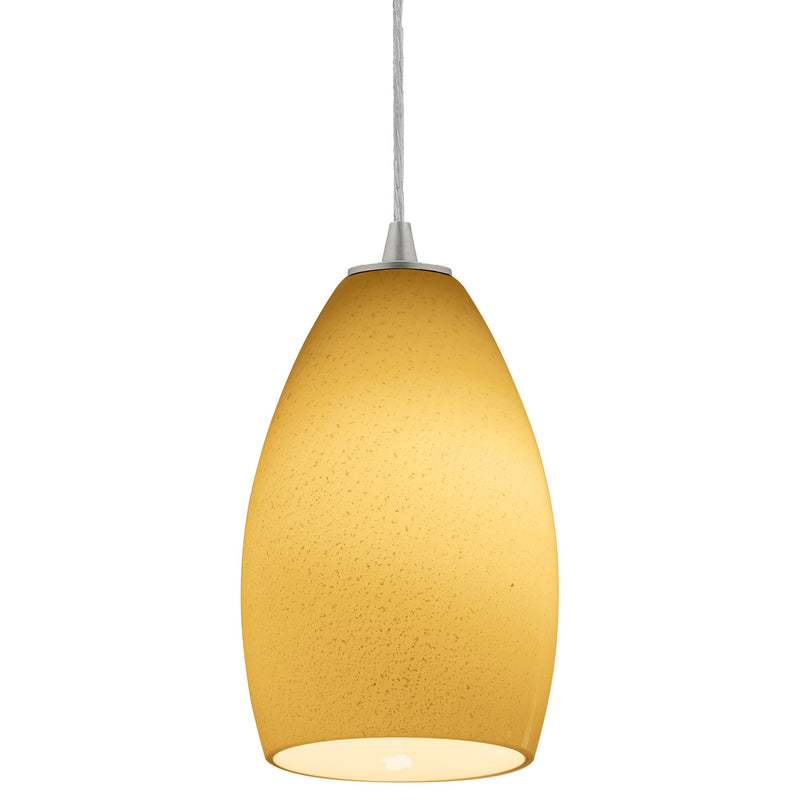 Champagne Cable Mini Pendant in Brushed Steel