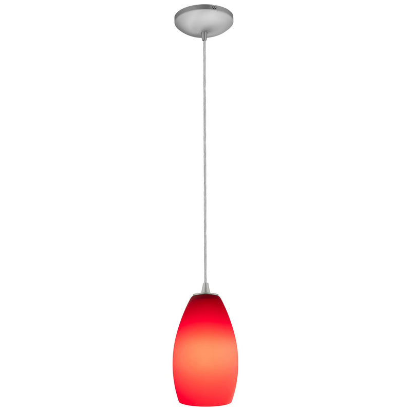 Champagne Cable Mini Pendant in Brushed Steel