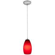 Champagne Cable Mini Pendant in Brushed Steel