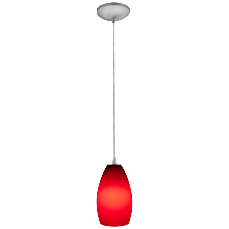 Champagne Cable Mini Pendant in Brushed Steel
