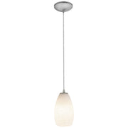 Champagne Cable Mini Pendant in Brushed Steel