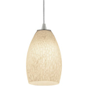 Champagne Cable Mini Pendant in Brushed Steel