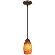 Champagne Cable Mini Pendant in Oil Rubbed Bronze