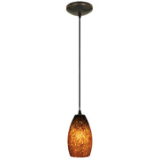 Champagne Cable Mini Pendant in Oil Rubbed Bronze