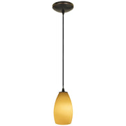 Champagne Cable Mini Pendant in Oil Rubbed Bronze
