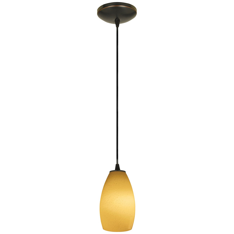 Champagne Cable Mini Pendant in Oil Rubbed Bronze