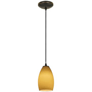 Champagne Cable Mini Pendant in Oil Rubbed Bronze
