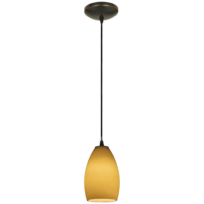 Champagne Cable Mini Pendant in Oil Rubbed Bronze